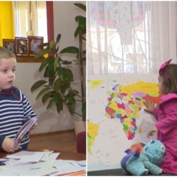 Ksenija i Ilija imaju TRI GODINE, a mogu da prepoznaju zastave SVIH DRŽAVA NA SVETU: Ovo je priča o pravim mali GENIJALCIMA! (VIDEO)